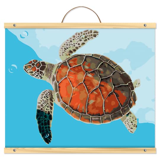 Sea Turtle Paint-by-Number Kit by Artist